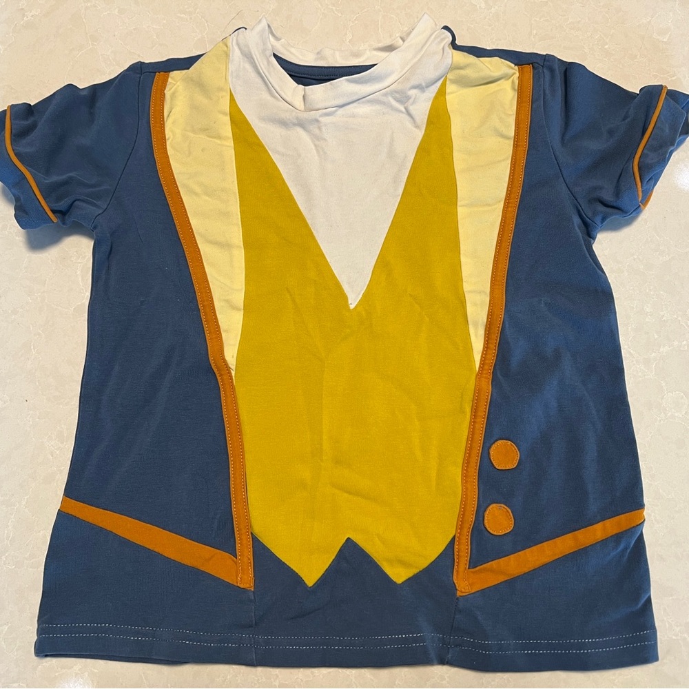 Prince Costume T-Shirt in Blue and Yellow